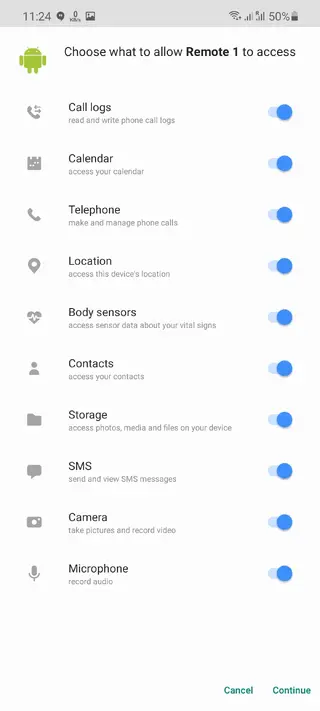 Screenshot of Remote 1 Apk