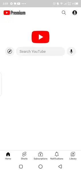 Screenshot of REX YouTube App