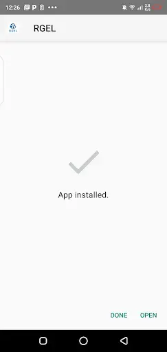 Screenshot of Rgel Android