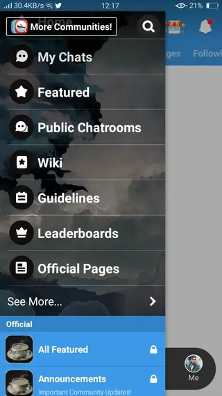 Screenshot of Roleplayer App