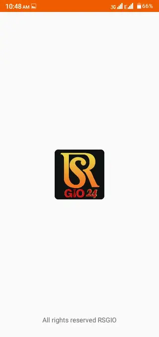 Screenshot of RSGIO24 App
