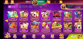 Screenshot of Rummy Tour App