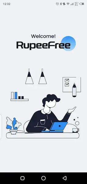 Screenshot of RupeeFree App