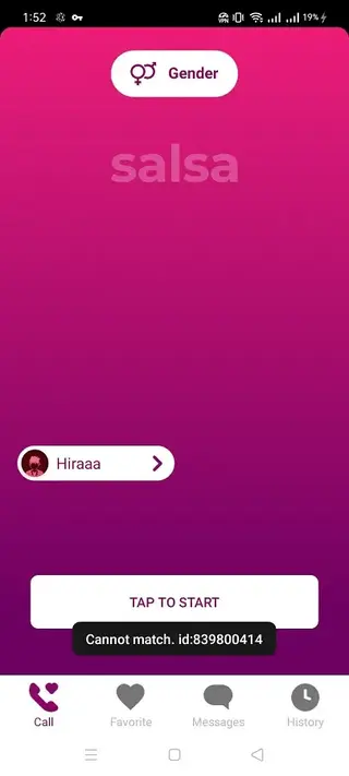 Screenshot of Salsa Live