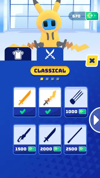 Screenshot of Samurai Flash App