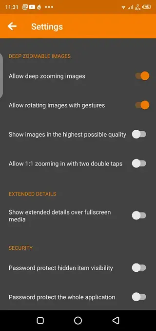 Screenshot of Sax Video Player All Format App Review