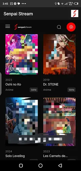 Screenshot of Senpai Stream Download