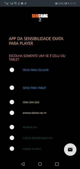 Screenshot of sensilag 2