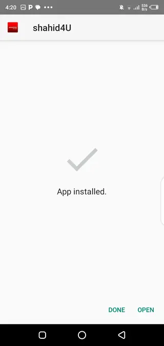 Screenshot of Shahed4uu Android