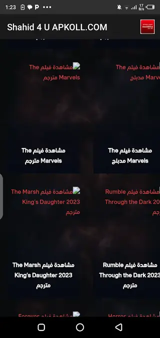 Screenshot of Shahid 4 U