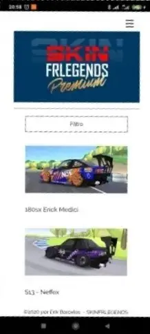 Screenshot of Skin FR Legends Pro