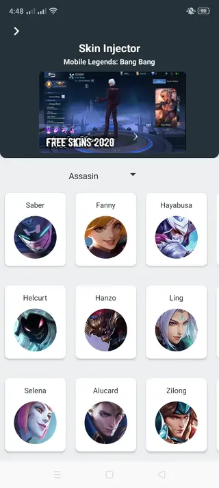 Screenshot of Skin Injector For Android