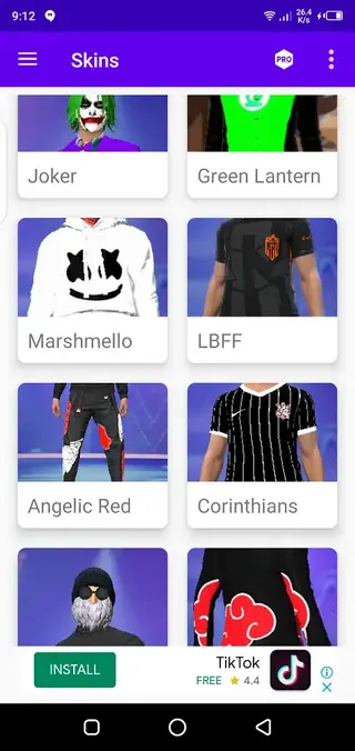 Screeenshot of Skins For FF Apk