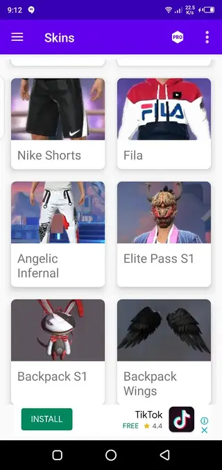 Screeenshot of Skins For FF Download