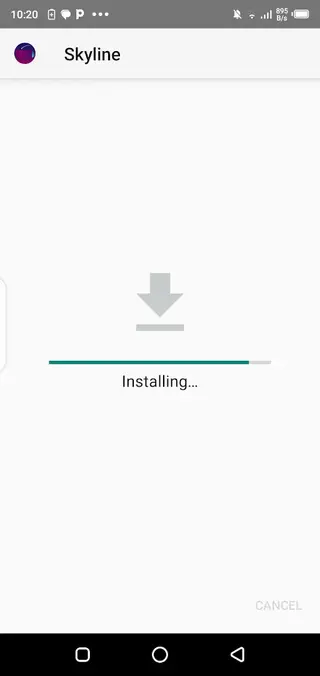 Screenshot of Skyline Emulator Android