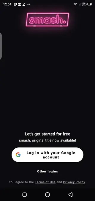 Screenshot of Smash Japan App