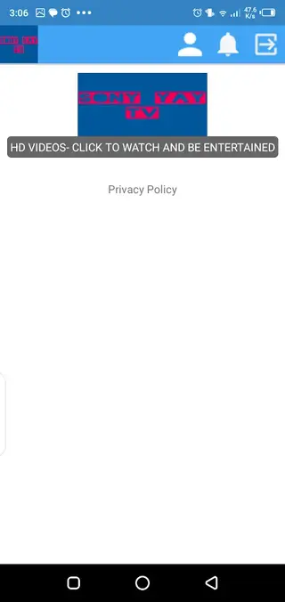 Screenshot of Sony Yay App