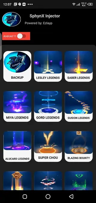 Screenshot of Sphynx Injector ML