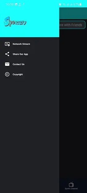 Screenshot of Sportzfy Apk