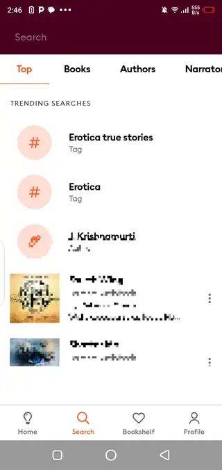Screenshot of Storytel Mod App Apk