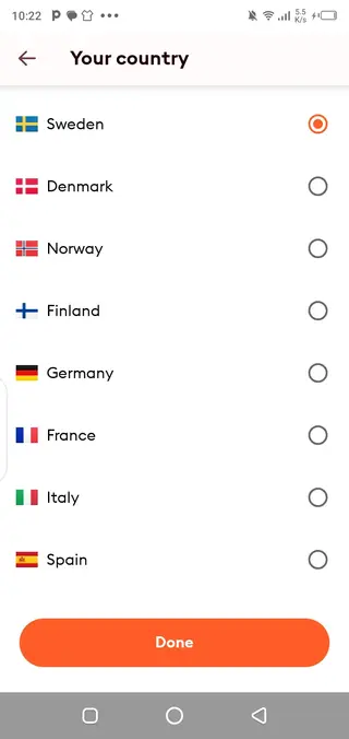 Screenshot of Storytel Mod App