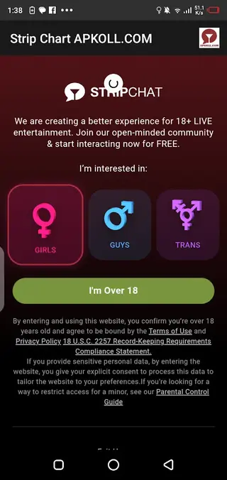 Screenshot of Strip Chart Android