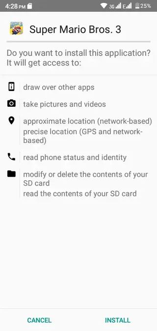 Screenshot of Super Mario 3 Apk