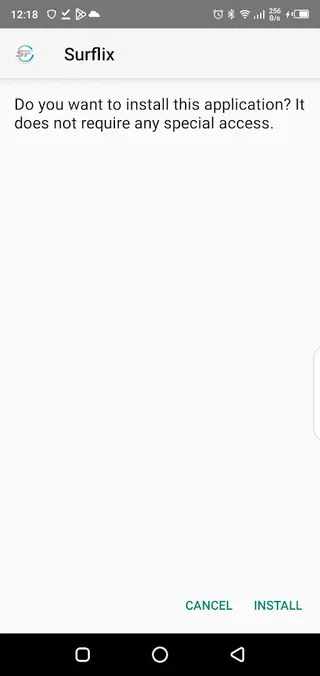 Screenshot of Surflix Android