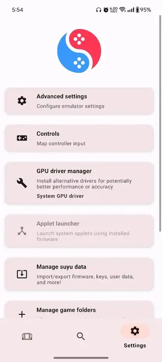 Screenshot of Suyu Download