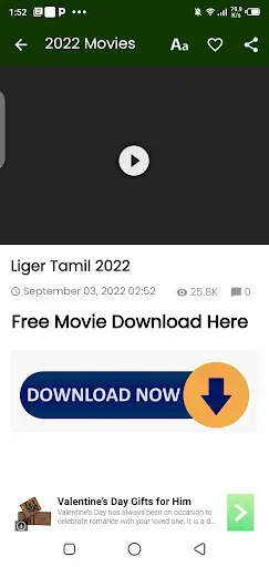 Screenshot of Tamil Movies HD Android