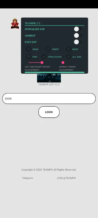 Screenshot of Teampk ESP