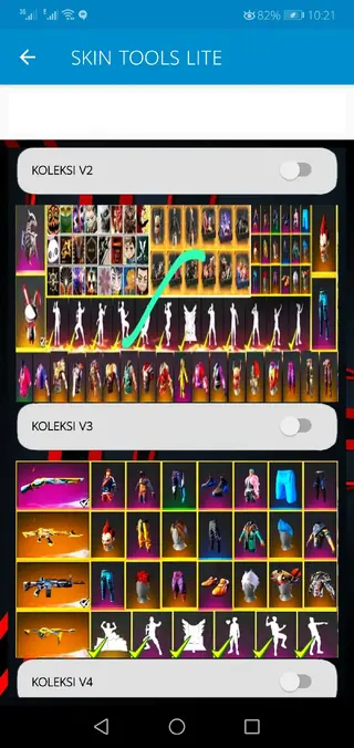 Screenshot of Skin Tools Lite Free Fire