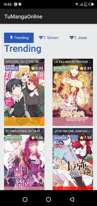 Screenshot of Tu Manga Online App Download