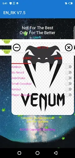 Venum PUBG Hack Screenshot