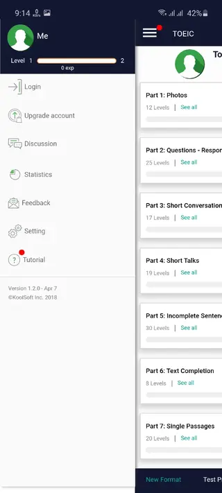 Screenshot of Viera App
