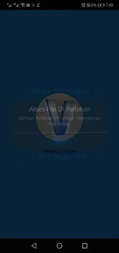 Screenshot of Visual Tools Skin Pro Android