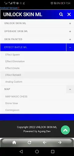 Screenshot of Visual Tools Skin Pro