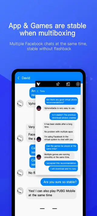 Screenshot of VPhone GaGa App