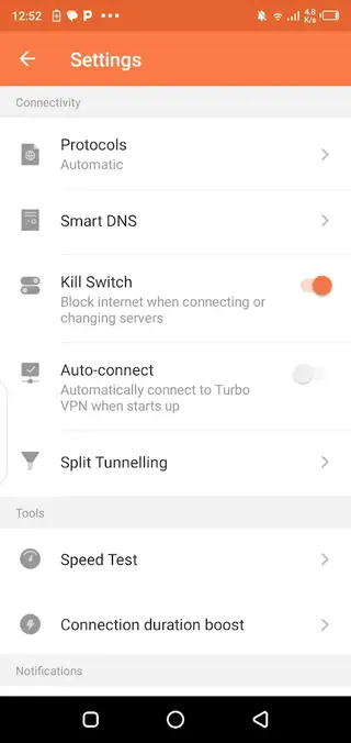 Screemshot Of VPN Mod Download