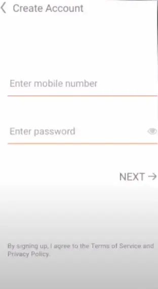 Screenshot of Vuewin App