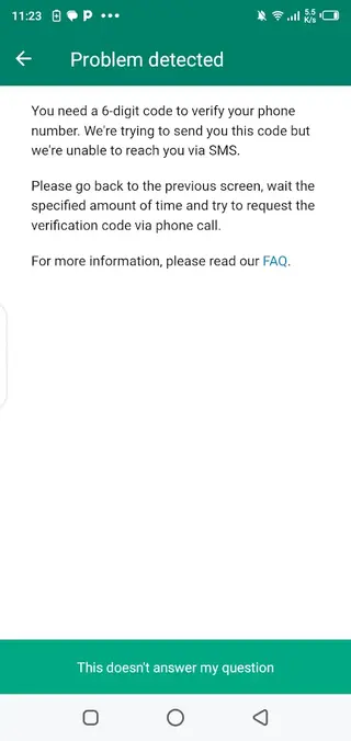 Screenshot of Whatsapp Aero Hazar