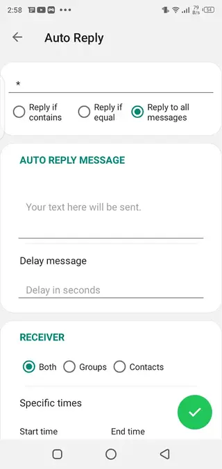 Screenshot of Whatsapp Delta App