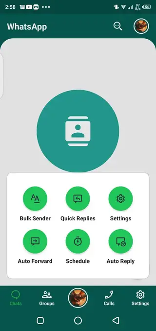 Screenshot of Whatsapp Delta Mod App