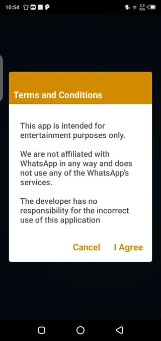 Screenshot of Whatsmock Pro Apk
