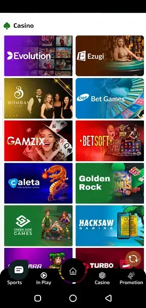 Screenshot of Winbuzz Apk