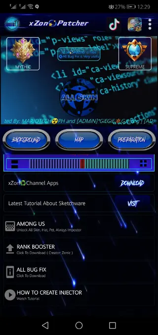Screenshot of xZon Patcher Apk