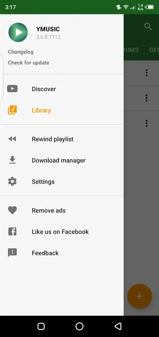 Screenshot of Y Musik Apk