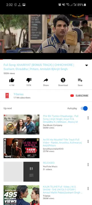 Screenshot of YouTube Blue Download