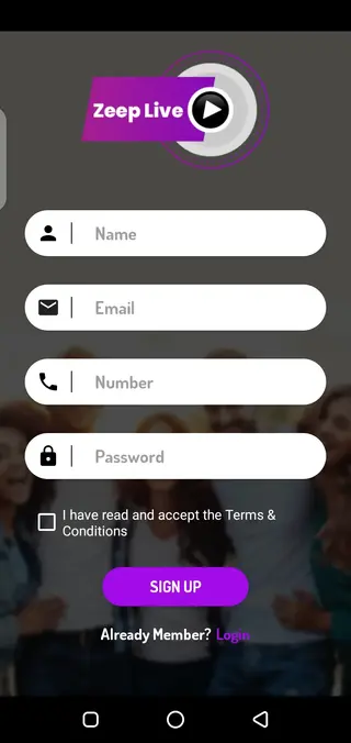Screenshot of ZeepLive App Apk