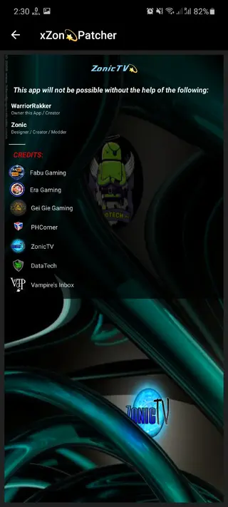Screenshot of Zonic TV Injector Apk